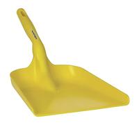 Vikan - Hygiène - Pelle à Main - Plate - Polypropylène - Jaune