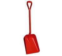 Vikan - Hygiène - Pelle - Manche droit - Grande lame - Polypropylène - Rouge