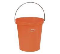 Vikan - Seau d'hygiène - Avec bec verseur - Graduations - Orange - 12L