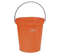 Vikan - Seau d'hygiène - Avec bec verseur - Graduations - Orange - 12L