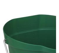 Vikan - Seau d'hygiène - Avec bec verseur - Graduations - Vert - 12L