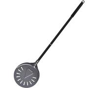 VIKCOLEE Pelle à pizza rotative, Pelle à pizza rectangulaire de 20,3 cm, Spatule à pizza rotative en aluminium anodisé professionnelle, 78,7 cm au total