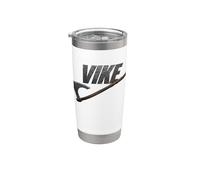 Vike Hache de combat viking drôle Gobelet isotherme en acier inoxydable double paroi