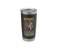 Viking gardien des dieux Heimdall Gobelet isotherme en acier inoxydable double paroi