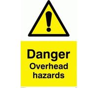Viking Signs Wc485-a2p-3 m "Danger d'Hazard" Sign, 3 mm Plastique rigide, 600 mm H x 400 mm L
