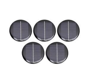 Vikye 5 Pièces Dessus de Remplacement de Lumière Solaire, Couvercles de Lumière de Lanterne Solaire LED de 2,4 Pouces, Pièces de Rechange de étanche à L'eau