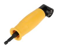 Vikye Embout hexagonal à 90° Jaune, 90 Degrés Jaune Tournevis à Renvoi d'Angle Coudé 6.35mm Tige Hexagonale Pilote et Tournevis Drill Attachment Avec Porte-Embout Magnétique