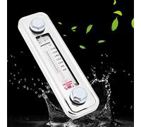 Vikye Jauge de Niveau D', Indicateur de Niveau de Liquide Transparent, Mesure Précise pour Système Hydraulique, Alliage + Verre, 11,5 X 4 Cm, 1 unité (LS-5)