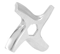 Vikye Lame de Hachoir à Viande en Acier Inoxydable Durable, Outil de Broyage en Forme de Croix pour la Cuisine, 1 Pièce
