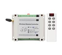 Vikye Relais 8 Canaux, Module de Relais de Canal 8CH 10A DC 12V-36V, Module de Relais de Commutateur Radio de Commande de Lampe avec Télécommande