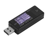 Vikye Testeur de Voltmètre électrique USB 8 en 1, Détecteur de Voltmètre de Compteur de Courant de Tension Numérique 0-5A 0-150W 4-30V, Voltmètre de Compteur de Courant de Tension