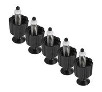 Vikye Valve de Décompression de Pulvérisateur de Haute qualité, pour Pulvérisateurs à Dos 3L 5L 8L, Ensemble de 5 Pièces, Construction PP Fiable et Sûre (BLACK)