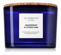 Vila Hermanos Apothecary Cobalt Blue Grapefruit & Citrus Lime bougie parfumée 350 g