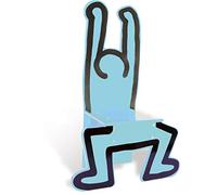 Vilac Chaise en bois Keith Haring Bleue — Pour enfants dès 3 ans — Fabriqué en France