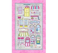 Vilber Kids Little Market Tapis en Vinyle Multicolore 100 x 153 x 0,2 cm