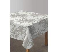 Vilber, Nappe en Tissu confectionné, carré, résiné, avec Traitement Anti-Taches, imperméable, imprimé Tropical. SAMBA-R01.