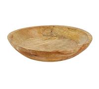 Vilde Bol à fruits, Coupelle en Bois, Bol de Service, 30 x 6,5 cm