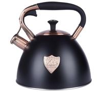 Vilde Bouilloire à induction 2 l | En acier inoxydable, Pour cuisinière à induction, cuisinière à gaz, poêle à bois, Bouilloire sifflante