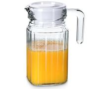 Vilde Carafe en verre transparent avec couvercle