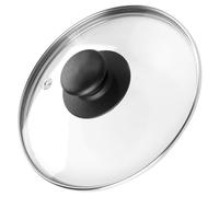 Vilde Couvercle en verre avec anneau en acier inoxydable | pour casserole et poêle, diamètre : 12, 14, 16, 18, 20, 22, 24, 26, 28, 30, 32 cm, résistant à la chaleur à 200 °C