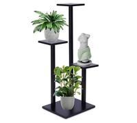 VILDE Étagère à Fleurs 4 Niveaux 84 cm - Porte Plante - Style industriel - stable et élégant - Charge max 60 kg