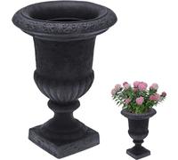 Vilde | Grand pot de fleurs - 54x38,5 cm - Résistant aux intempéries - Plastique - Jardinière aspect pierre taillée