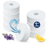 VILDE Lot de 8 recharge pour absorbeur d'humidité - Parfums citron et lavande - Compatible avec tous déshumidificateurs