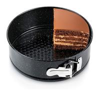 VILDE Moule à Gâteau Rond 20x20 cm - Acier au carbone - revêtement granit - fond extractible