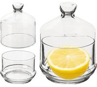 Vilde Récipient en verre avec couvercle pour citron 9 x 12 cm