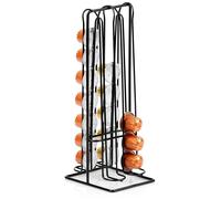 VILDE Support à Capsules Nespresso 32 Capsules - Métal noir, Design moderne, Accès facile, Idée cadeau