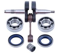 Vilebrequin Joint d'huile de roulements à billes Kit pour Husqvarna 362 365 372 371 372XP Jonsered 2063 2065 2071 2166 2171