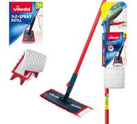 Vileda 1-2 Spray Balai Vaporisateur,Balai serpillère Microfibre avec Vaporisateur,ne nécessite Pas de Seau,réservoir intégré,Convient à Tous Les Types de sols,serpillère Microfibre réutilisable