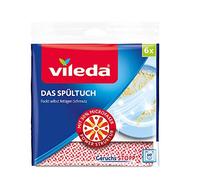 Vileda 116364 Pick Up Poren Lavette Vaisselle Coton Multicolore 6 Pièces 13 x 13 x 3 cm