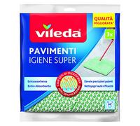 6x Vileda Panno Pavimento Hygiène Super 30% Microfibre 50x45Cm 3Pz