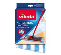 Vileda 141001 Lavatutto Coton de Remplacement et Chiffon en Microfibre, Absorption maximale et Nettoyage