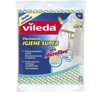 Vileda Serpillière Hygiène Super – 30 % microfibre 50 x 45 cm – Lot 6 x 3 pièces
