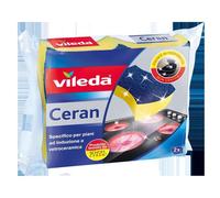 Vileda 153104 éponge Rectangulaire Microfibre Bleu, Jaune 2 pièces