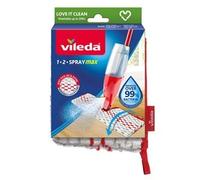 Vileda 164016 - Recharge pour système de lavage Spray Max, mop 1-2, nettoyage rapide sans seau