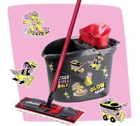 Vileda 183751 Vileda ULTRAMAX MY STYLE Box - Cleaning Lovers Ensemble d'essuie-glaces anthracite, rouge 1 pc(s)