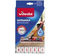 Vileda 4023103201262 accessoire pour éponger Tête de serpillère Rouge, Blanc, Couverture de l’essuie-glace