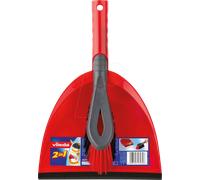VILEDA 698709 - Lot de nettoyage VILEDA 2 en 1, rouge, plastique