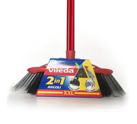 Vileda Balai m00006591 brosse profilée 2 en 1 Polyester Rouge 2 x 2 cm