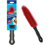 Vileda Brosse électrostatique Pet Pro | Force électrostatique | Idéal pour Les espaces restreints | Lavable à l'eau | Longue durée de Vie