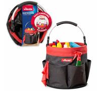 Vileda Cleaning Caddy Organiseur de nettoyage étanche avec poignée et 6 compartiments