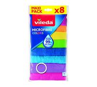 VILEDA Microfibre Colors Lavettes multi-usages 8 pcs.