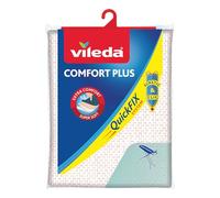 Vileda - Comfort Plus - Housse pour Planche à Repasser, Taille Universelle jusqu'à 130 cm x 45 cm, Design Papillon - Couleur Aléatoire