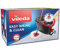 Vileda Balai et seau Easy Wring and Clean 140825 – essorage rotatif, manche 3 pièces 130 cm