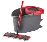 Vileda Easy Wring & Clean Ultra Mat, Balai à Plat + Seau à Pédale, Set Complet pour Sols, Ancienne Version