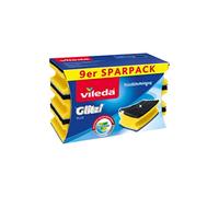 Vileda Glitzi Plus à récurer - gründlich, hygiénique et Absorbant, Lot de 9