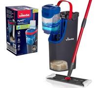 Vileda - H2pro Balai Plat - Système Innovant à Double Réservoir Distinct - Balai Plat avec Recharge Microfibre - Sépare l'Eau Propre et Sale pour une Hygiène Impeccable - Design Ergonomique